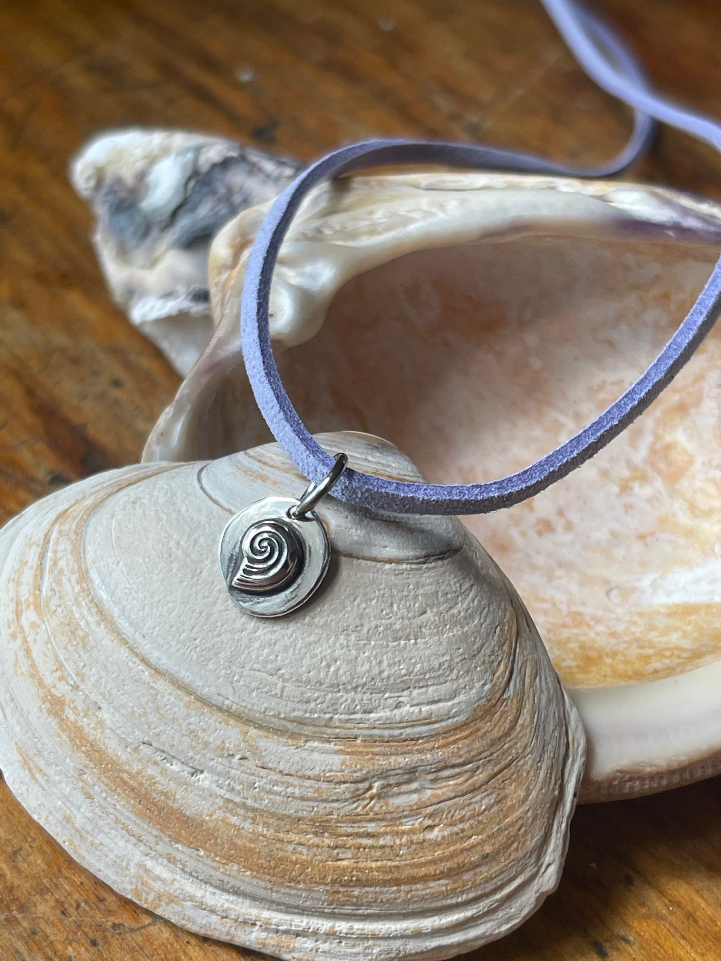Coastal Charms • Seashell charm necklace