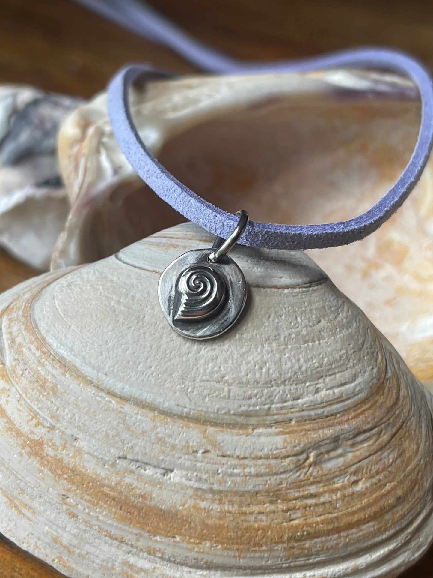 Coastal Charms • Seashell charm necklace