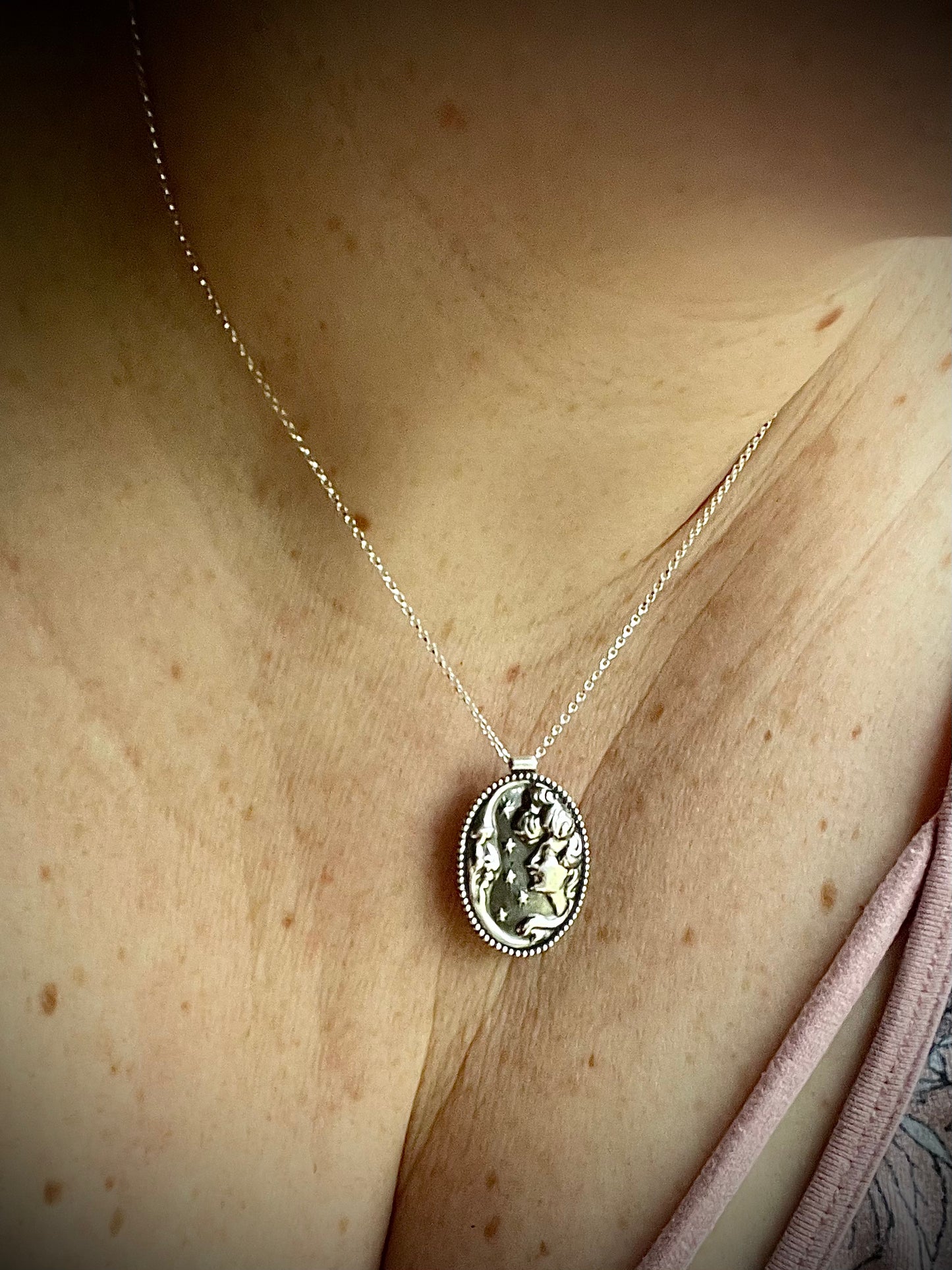 MTO Lady & The Moon Necklace
