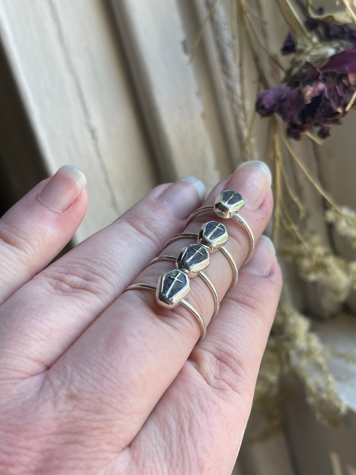 Graveyard Stacker Rings • MADE TO ORDER