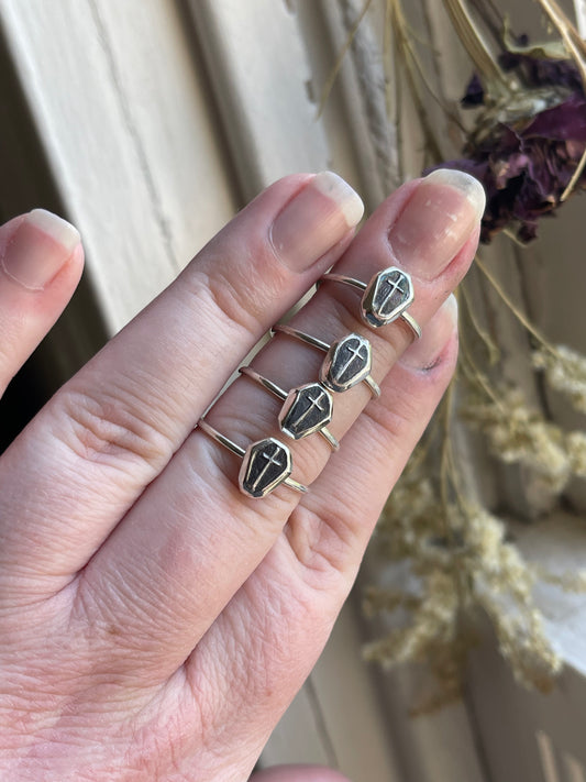 Graveyard Stacker Rings • MADE TO ORDER