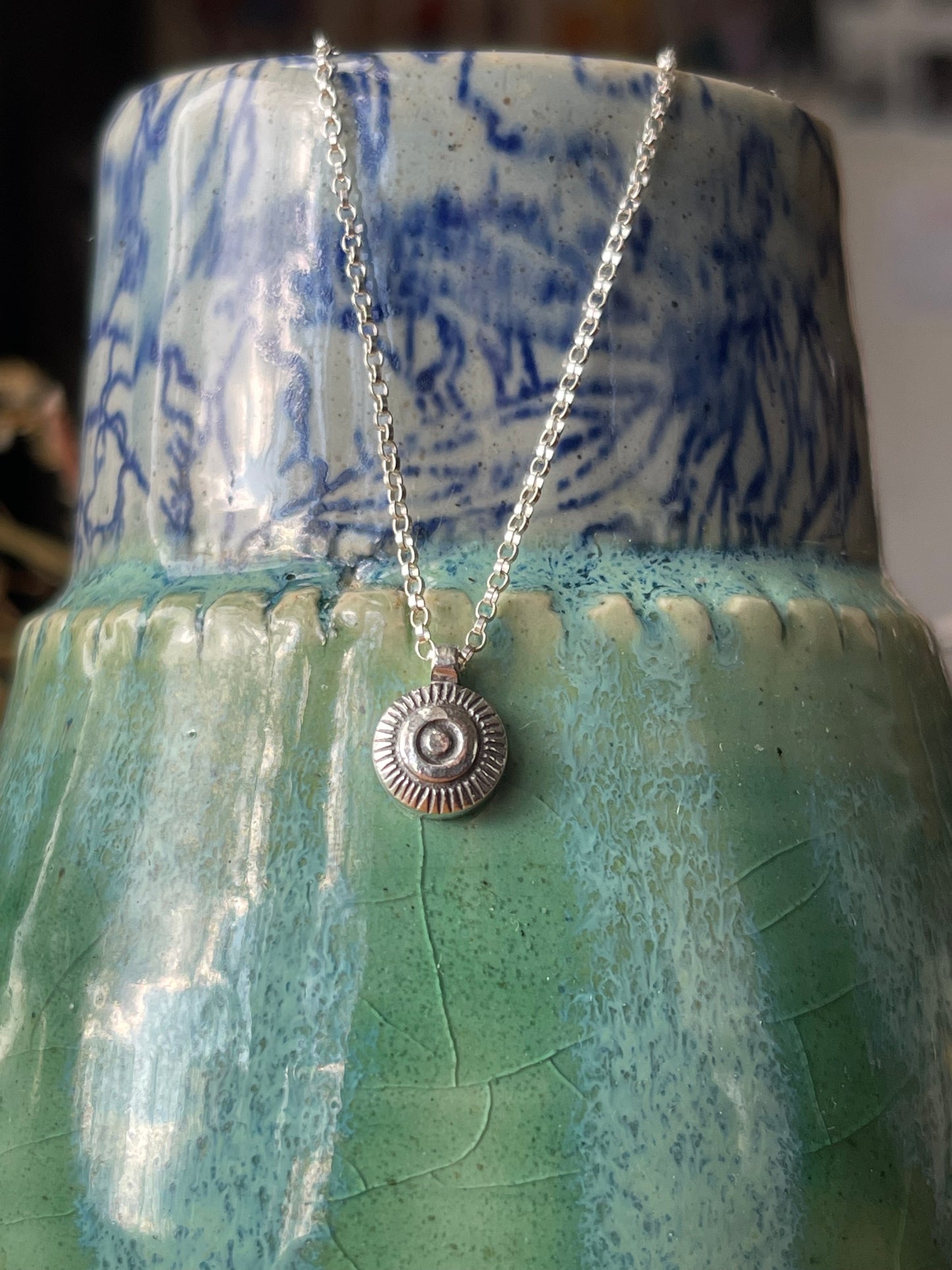 MTO Celtic Sun Charm Necklace