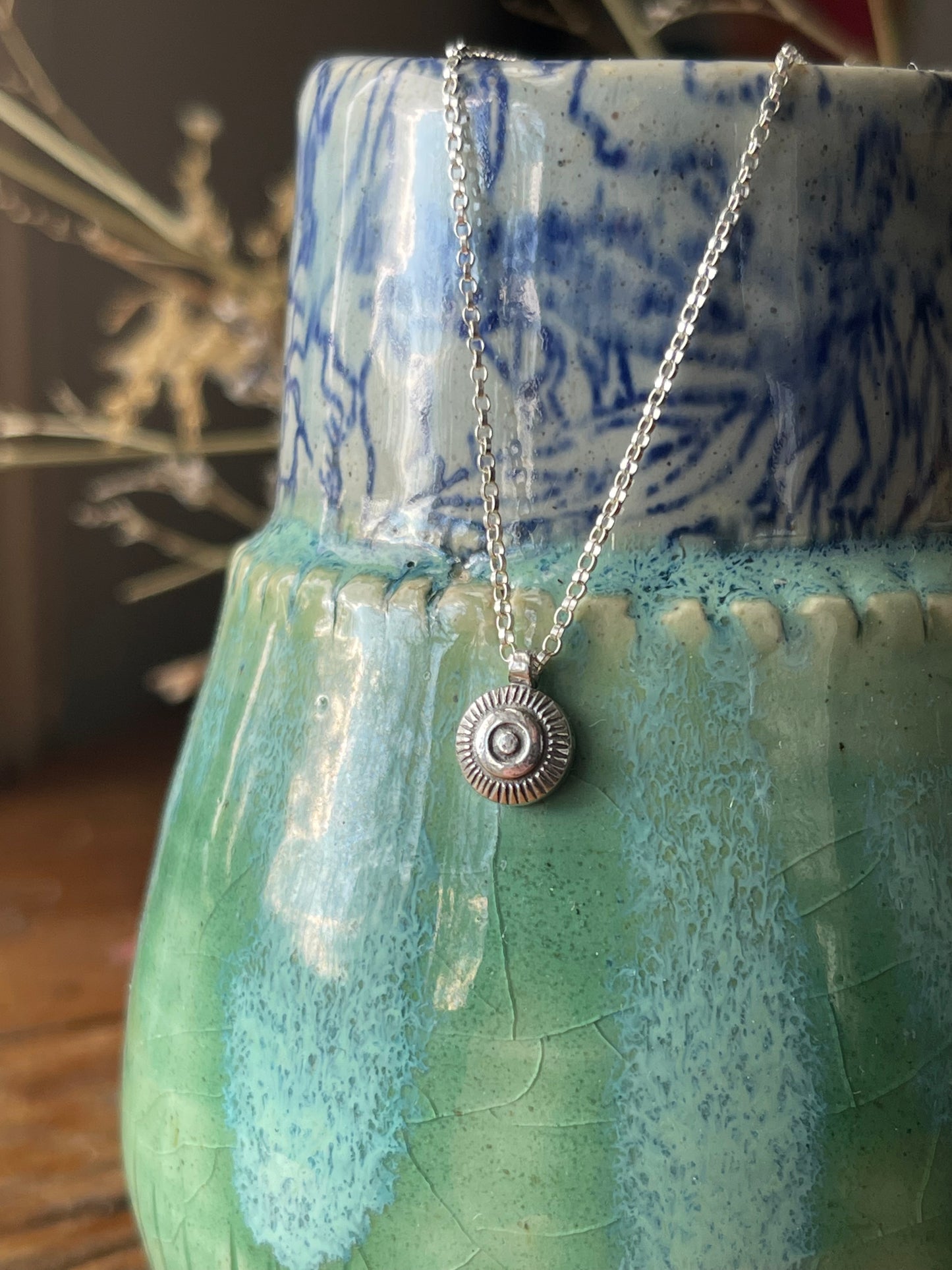MTO Celtic Sun Charm Necklace