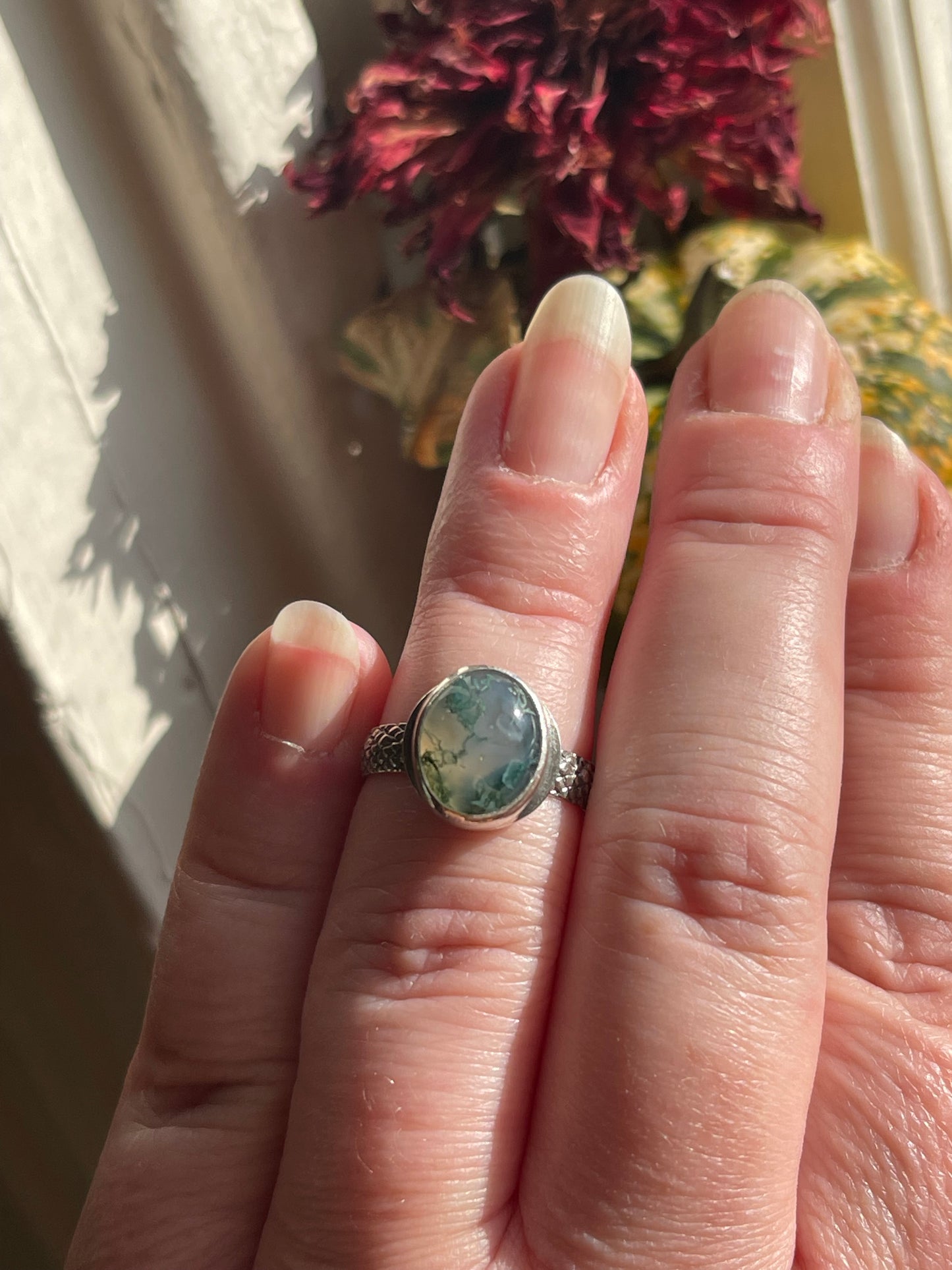 *Bog Witch Moss Agate Rings