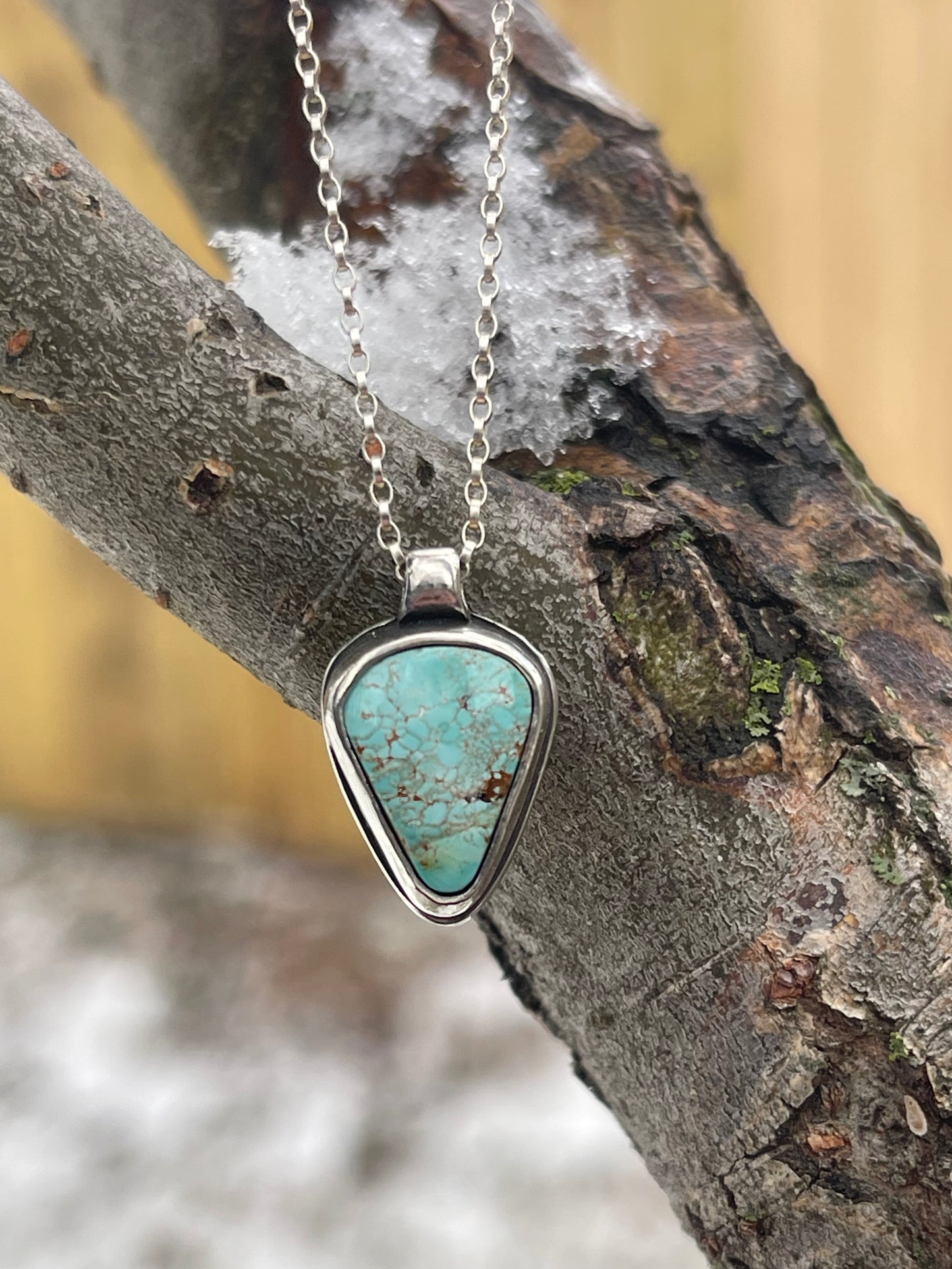 *Cold Creek • Royston Turquoise Sterling Silver Pendant Necklace
