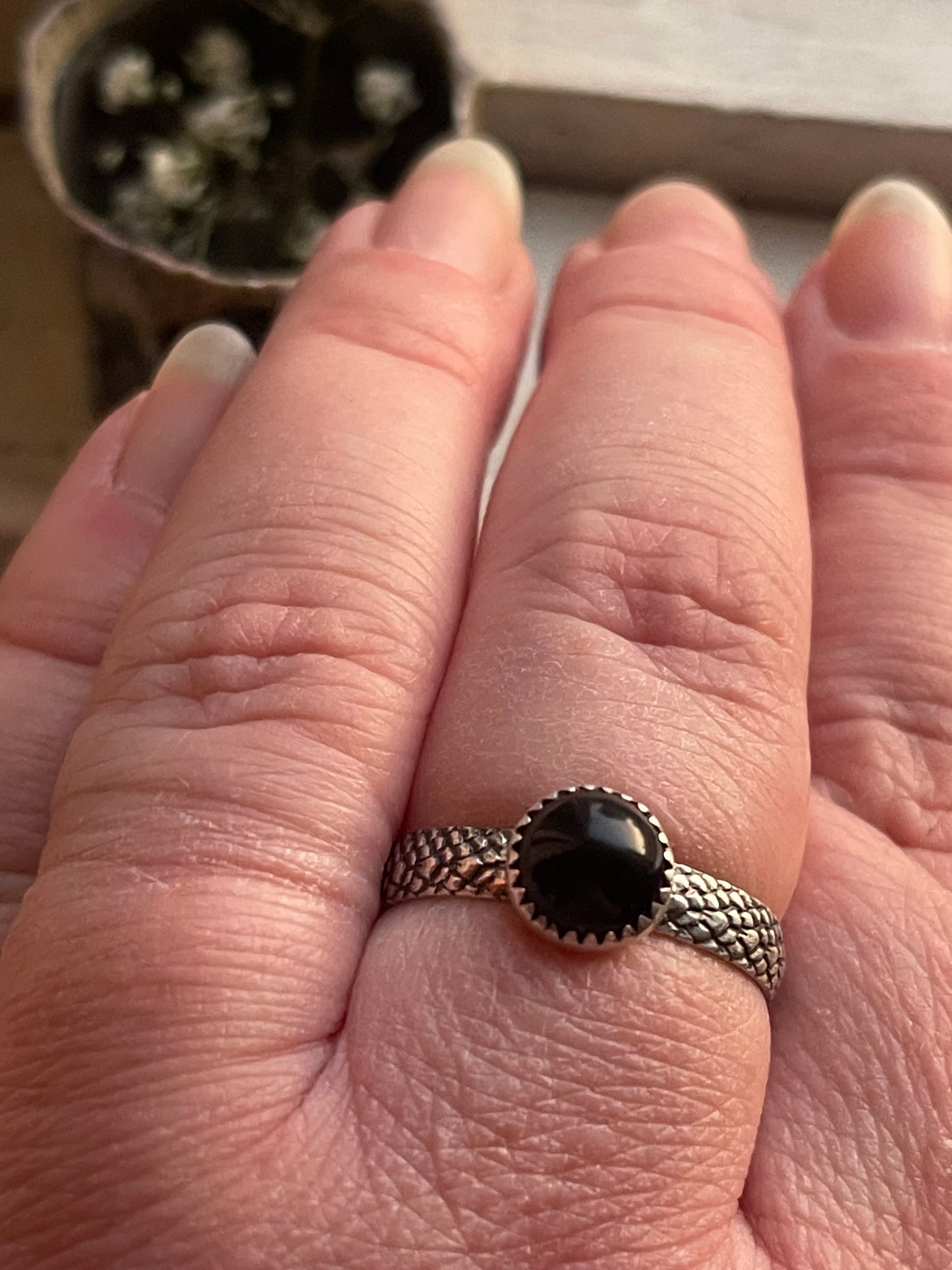 *Bellatrix Black Onyx Rings