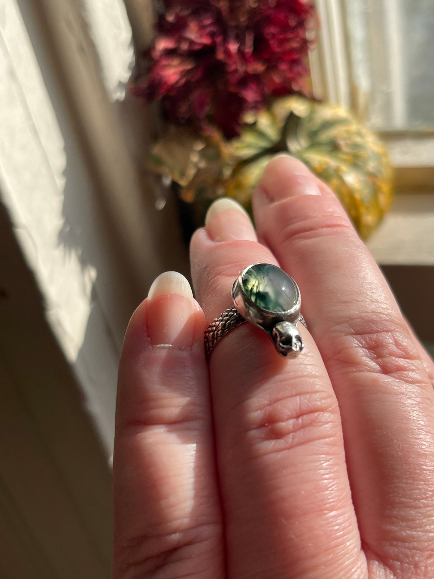 *Bog Witch Moss Agate Rings