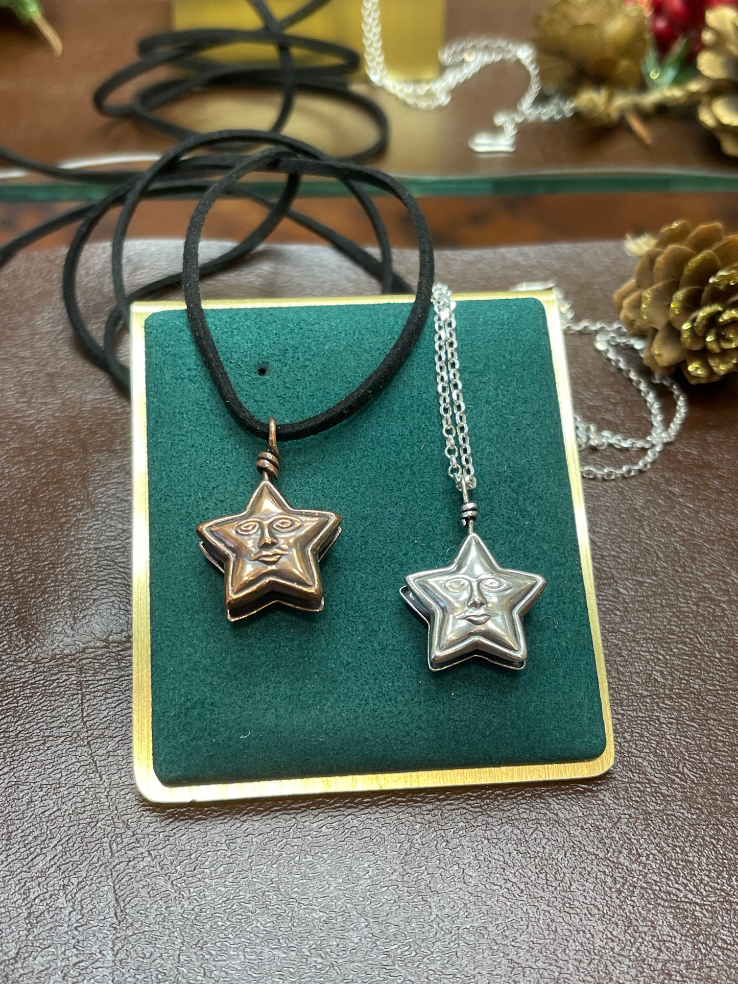 *Starry Jingle Bells • Festive Star Bell Necklaces