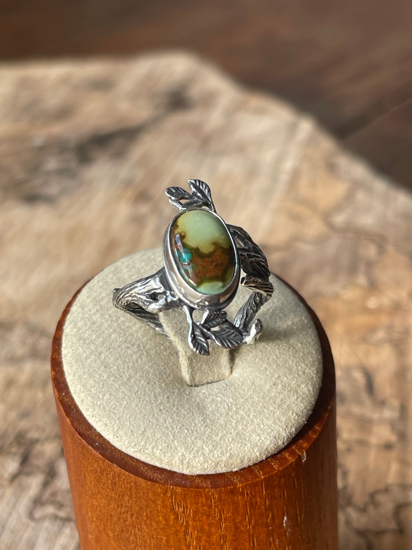 A Walk in the Woods • Royston Turquoise Sterling Silver Statement Ring