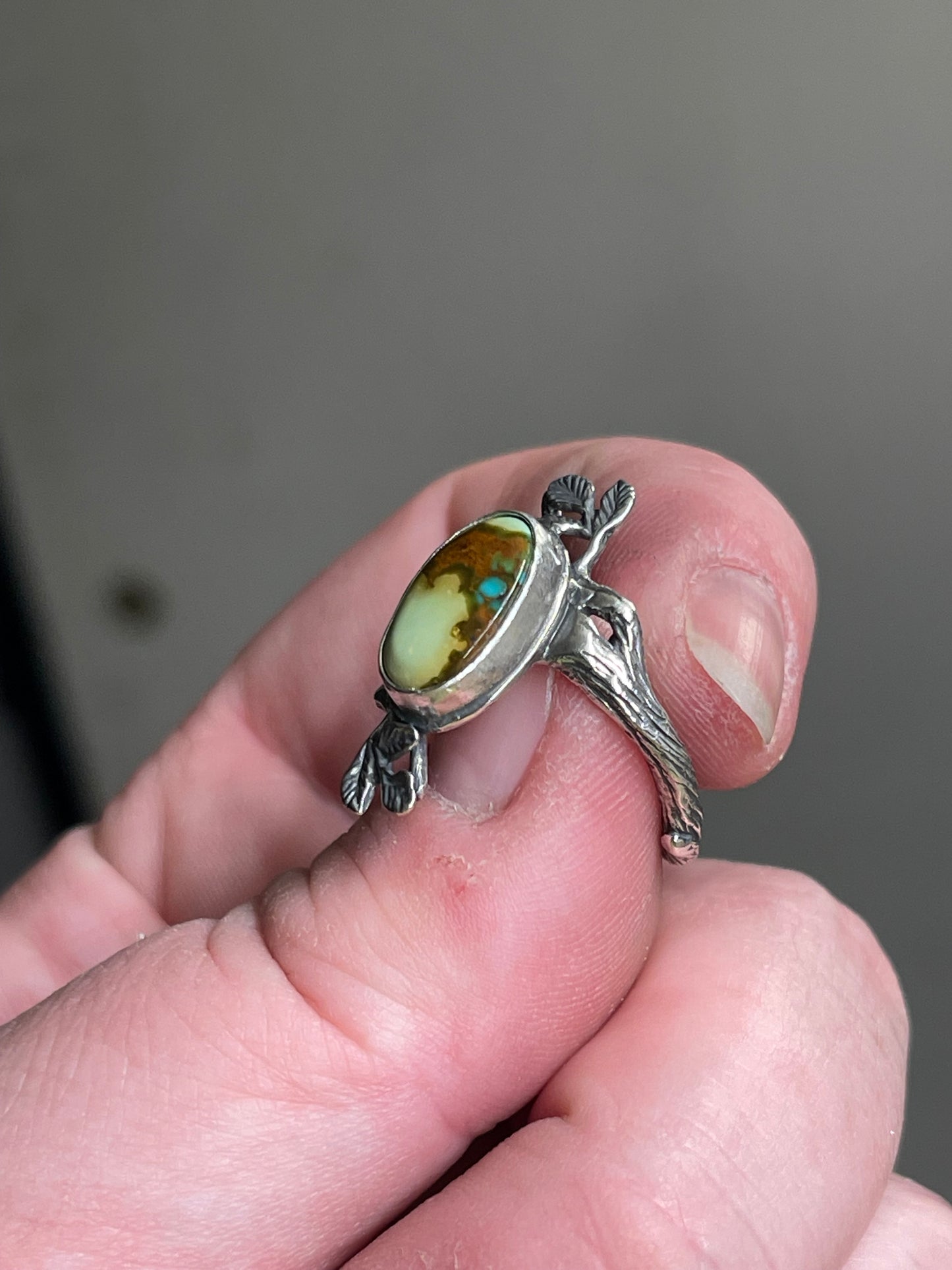 A Walk in the Woods • Royston Turquoise Sterling Silver Statement Ring