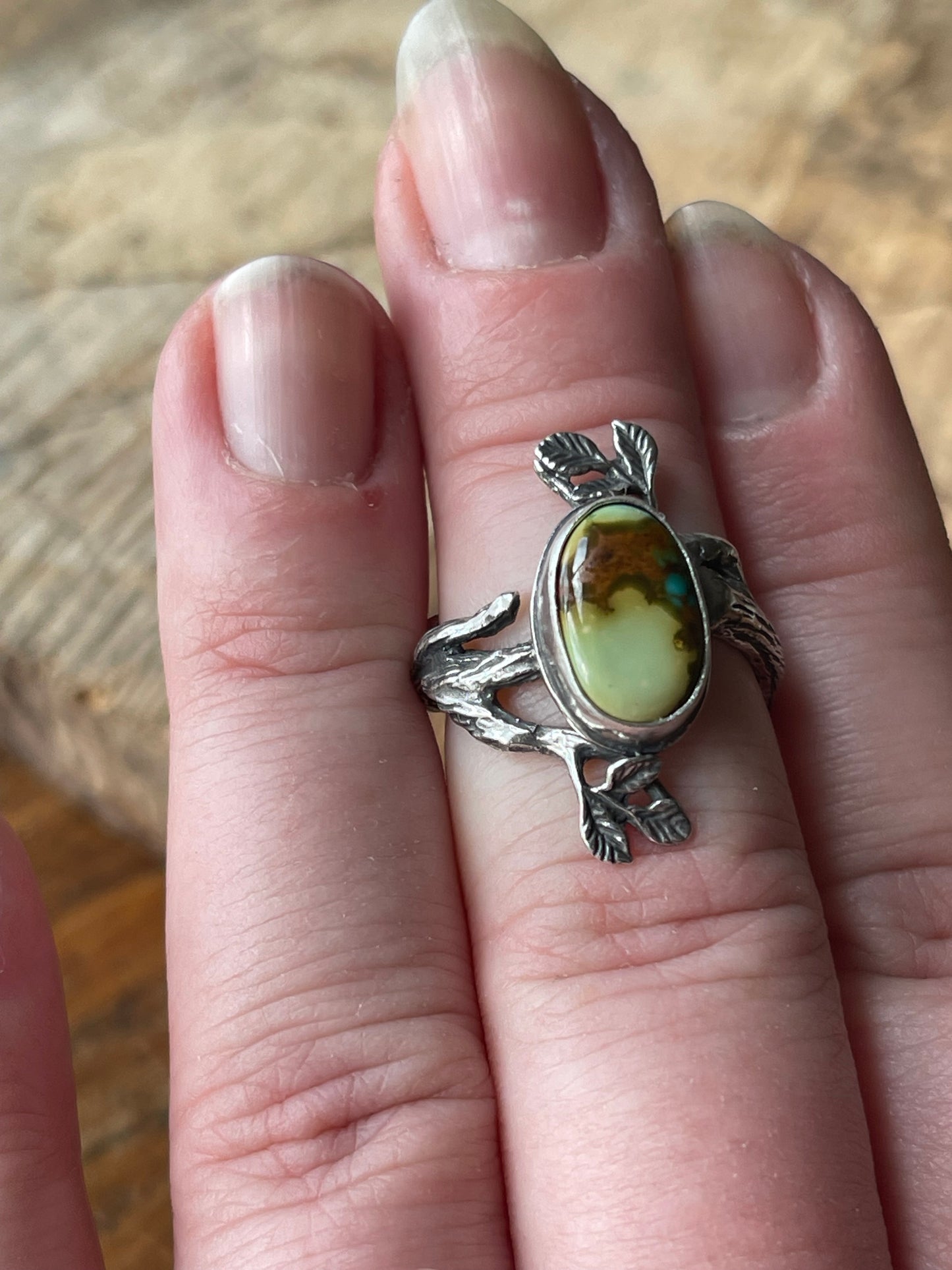 A Walk in the Woods • Royston Turquoise Sterling Silver Statement Ring