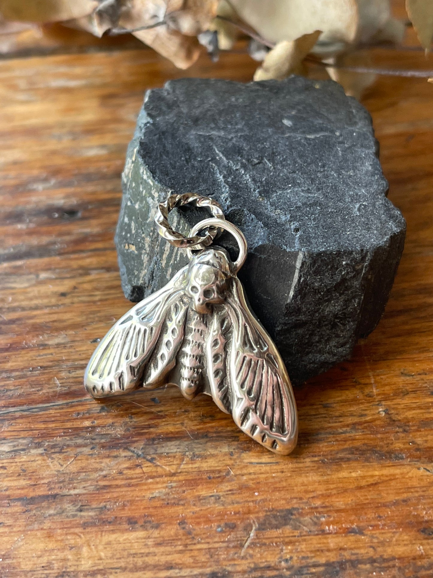 Deathmoth Pendant and Ring • MADE TO ORDER
