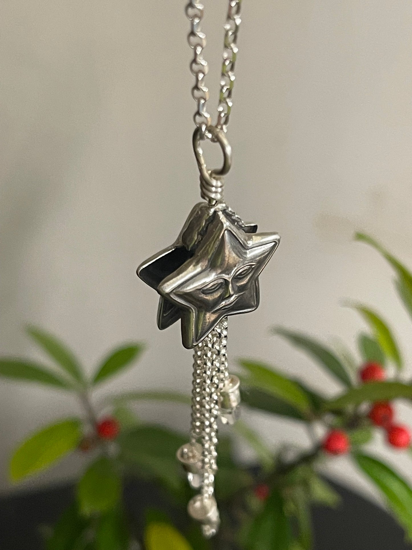 *Dreams Beneath Starlight • Herkimer Diamond Crystal Star necklace