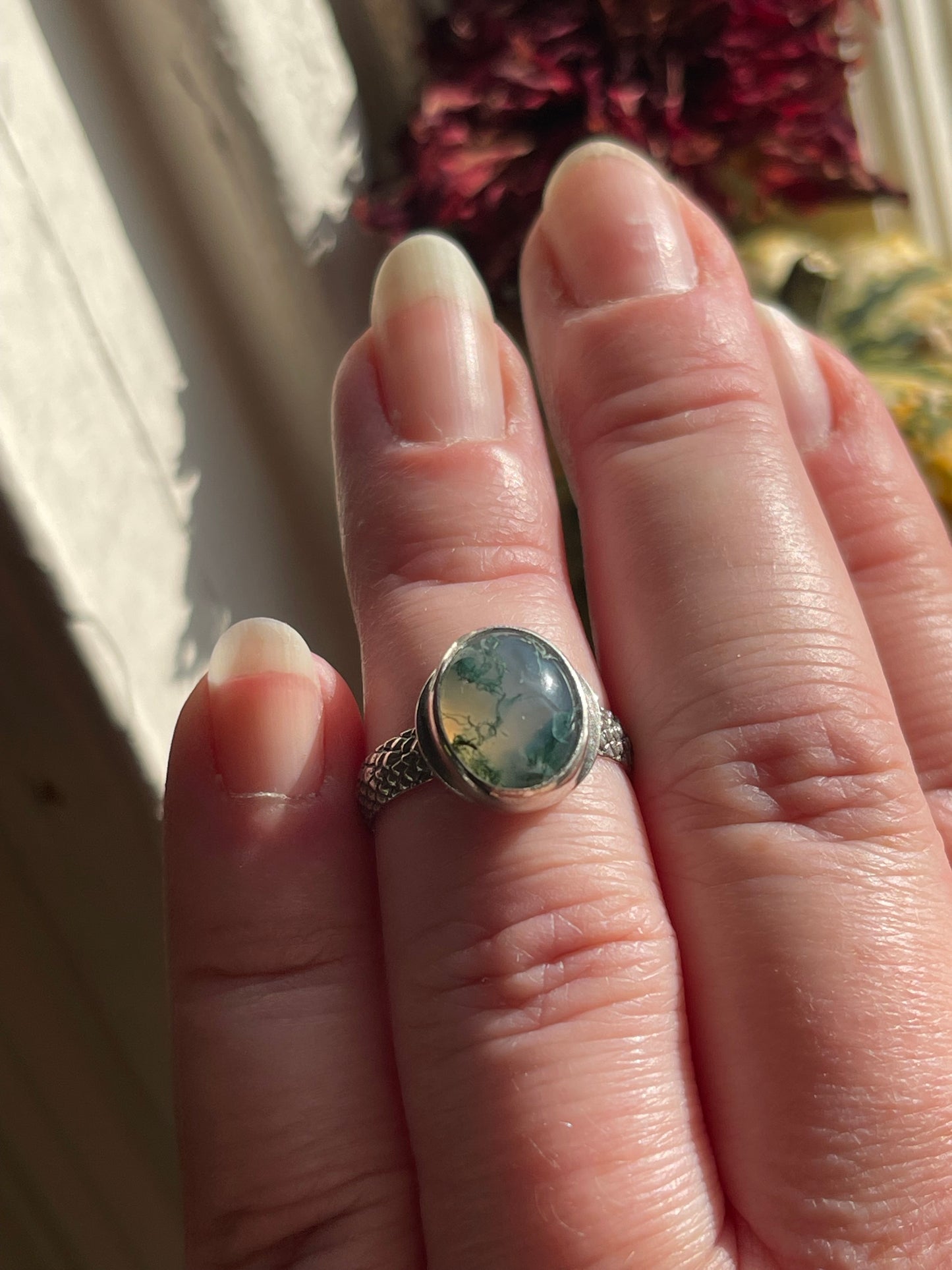 *Bog Witch Moss Agate Rings