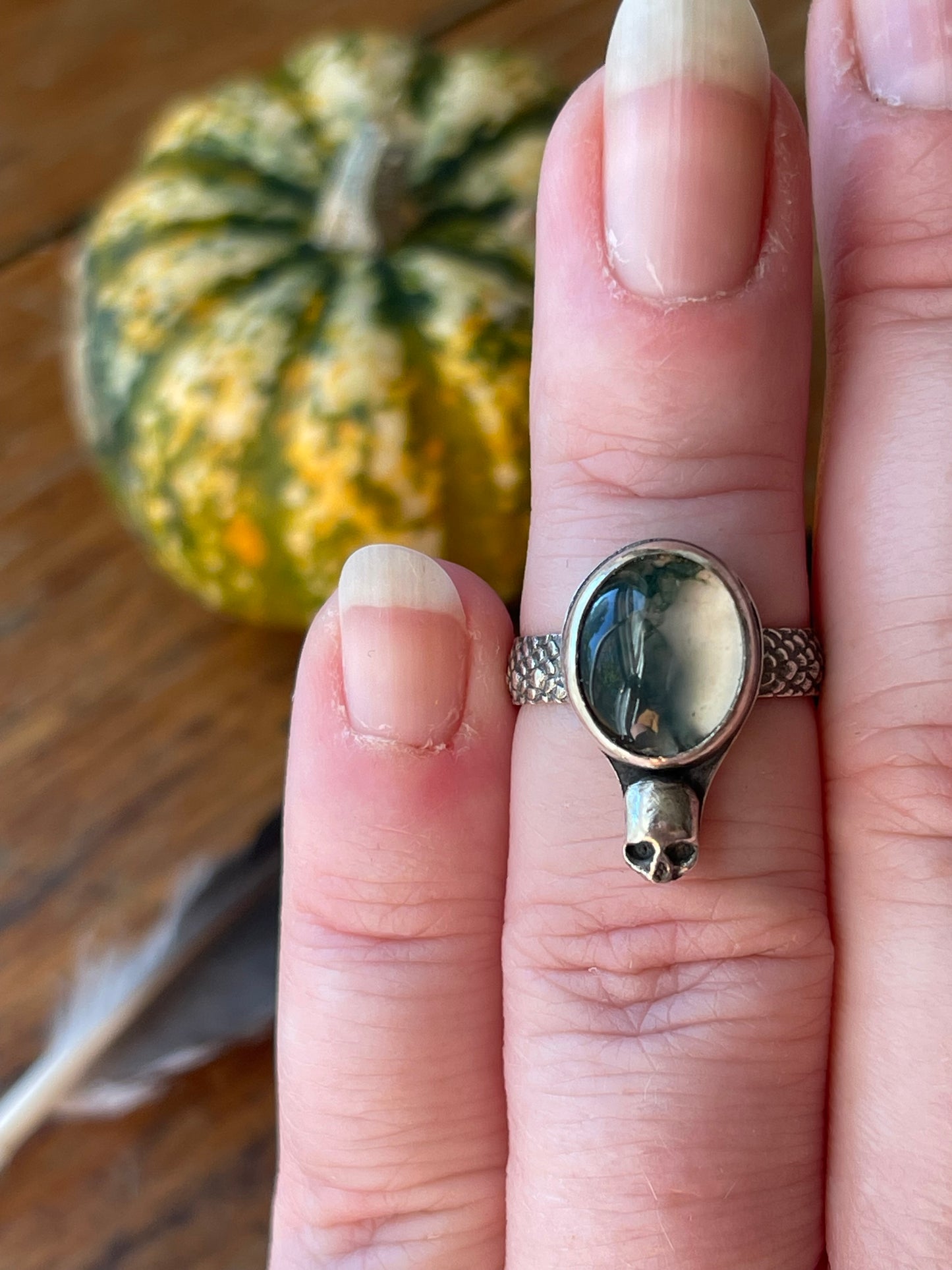 *Bog Witch Moss Agate Rings