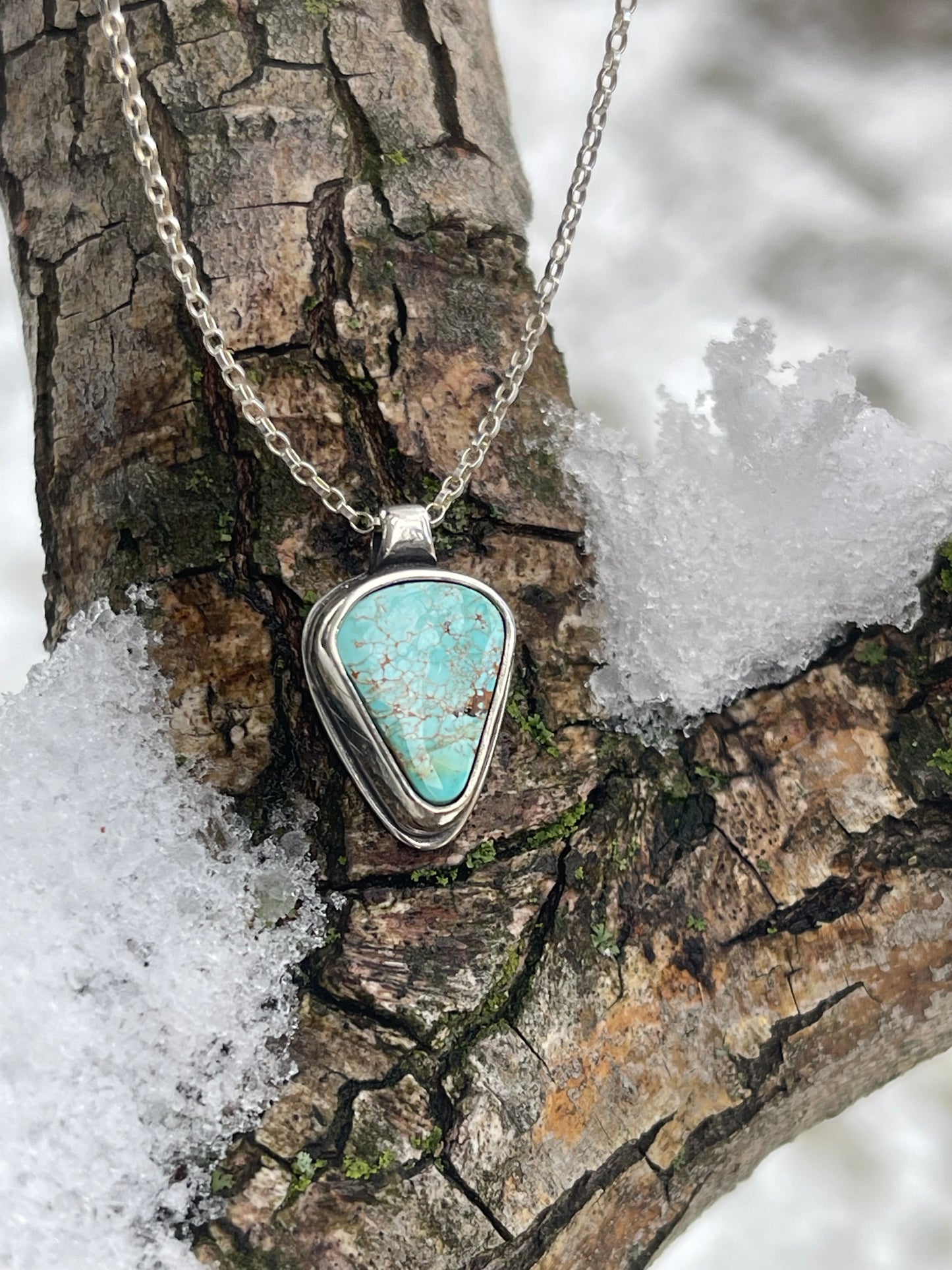 *Cold Creek • Royston Turquoise Sterling Silver Pendant Necklace