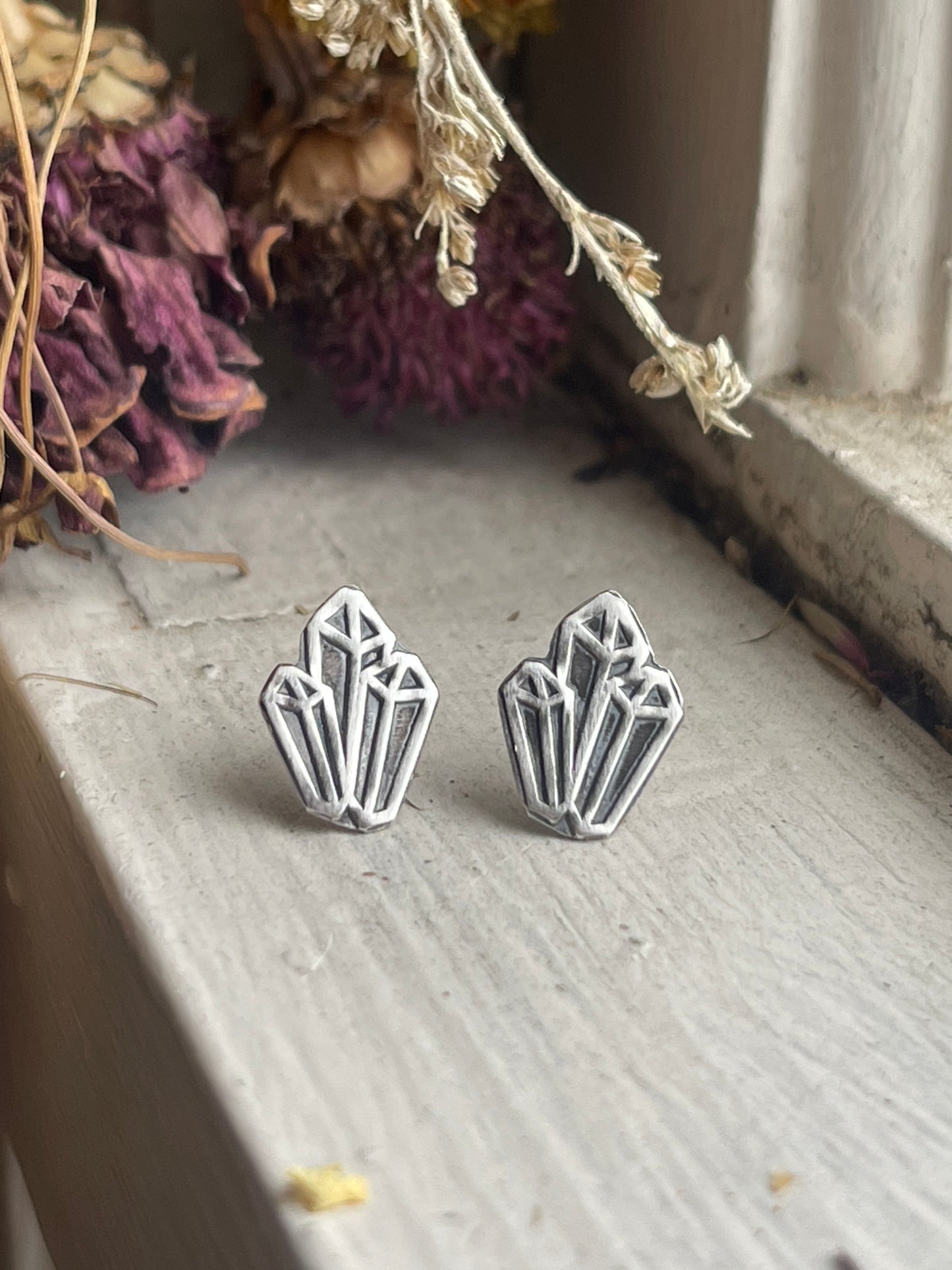 Crystal Cluster Cutie Charm Earrings • Dangle & Studs