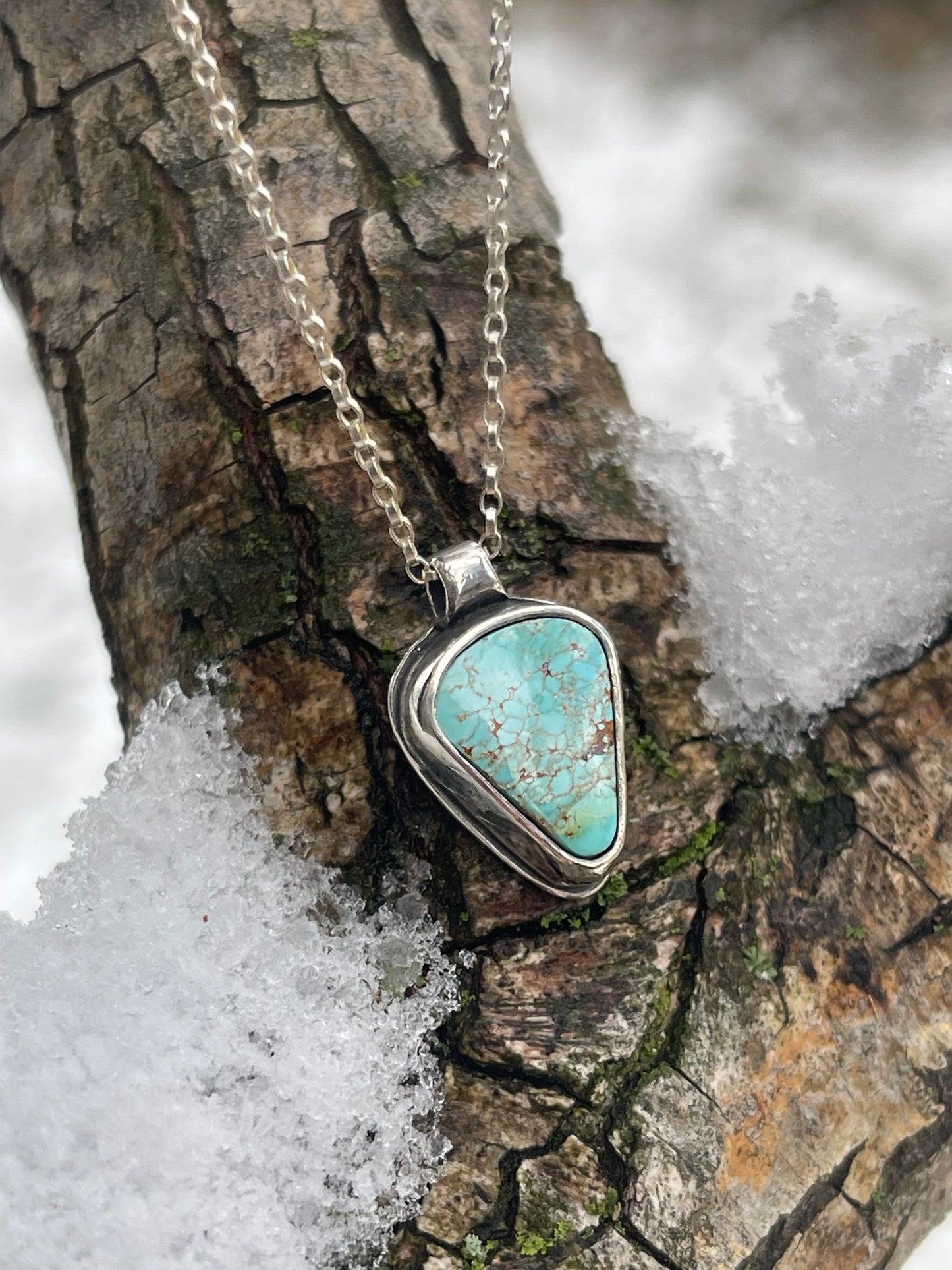 *Cold Creek • Royston Turquoise Sterling Silver Pendant Necklace