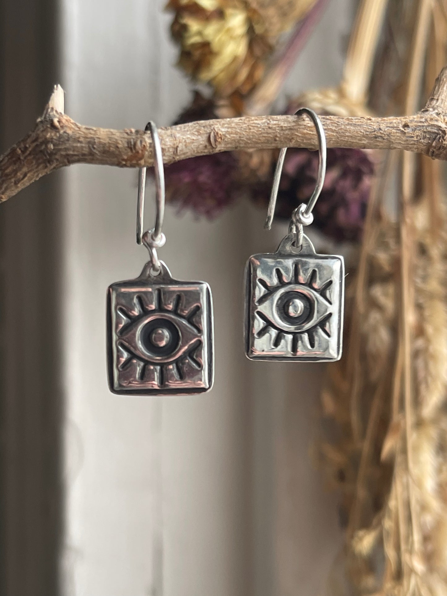 Evil Eye Made to Order Charm Earrings and Necklace