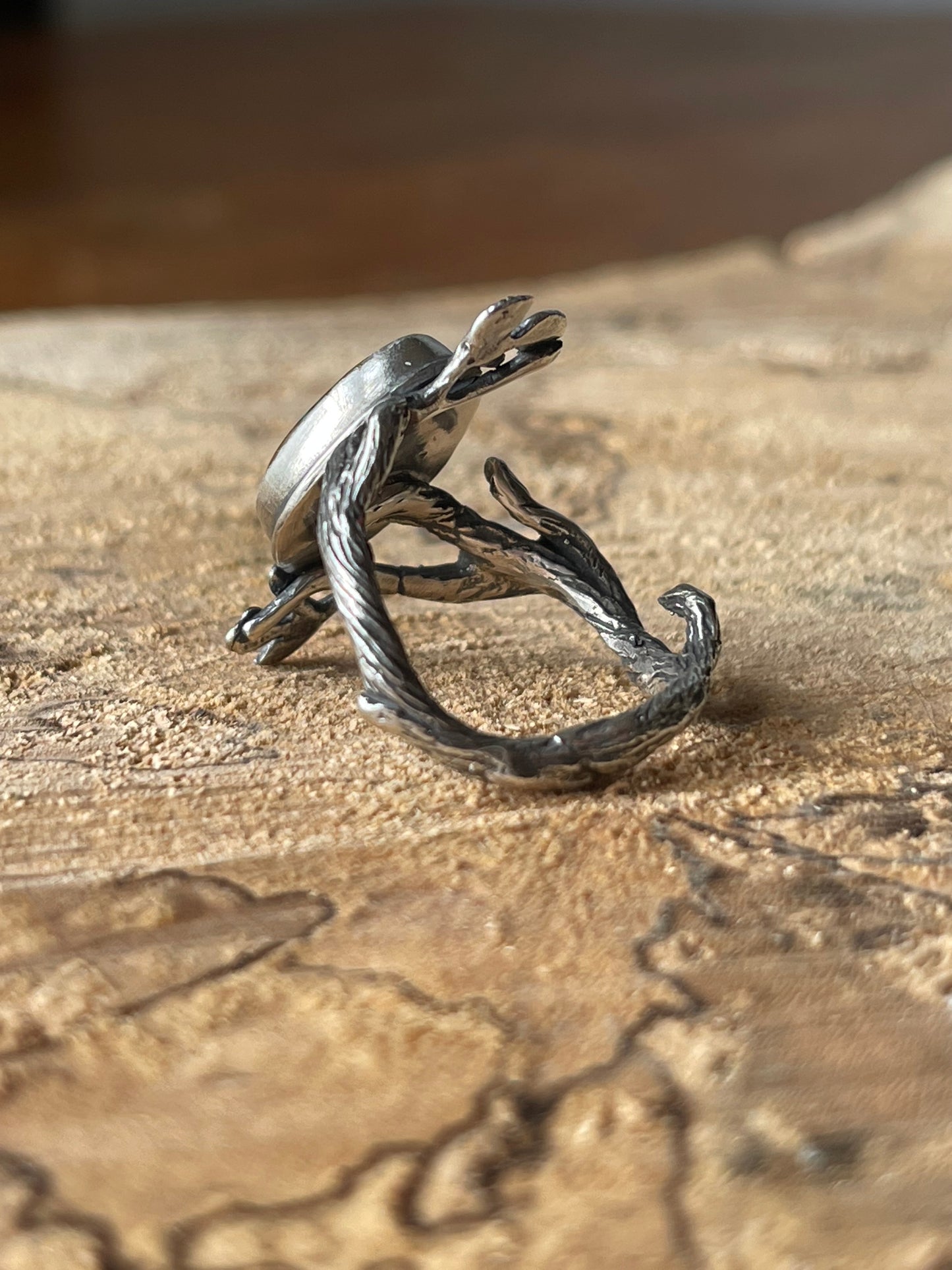 A Walk in the Woods • Royston Turquoise Sterling Silver Statement Ring