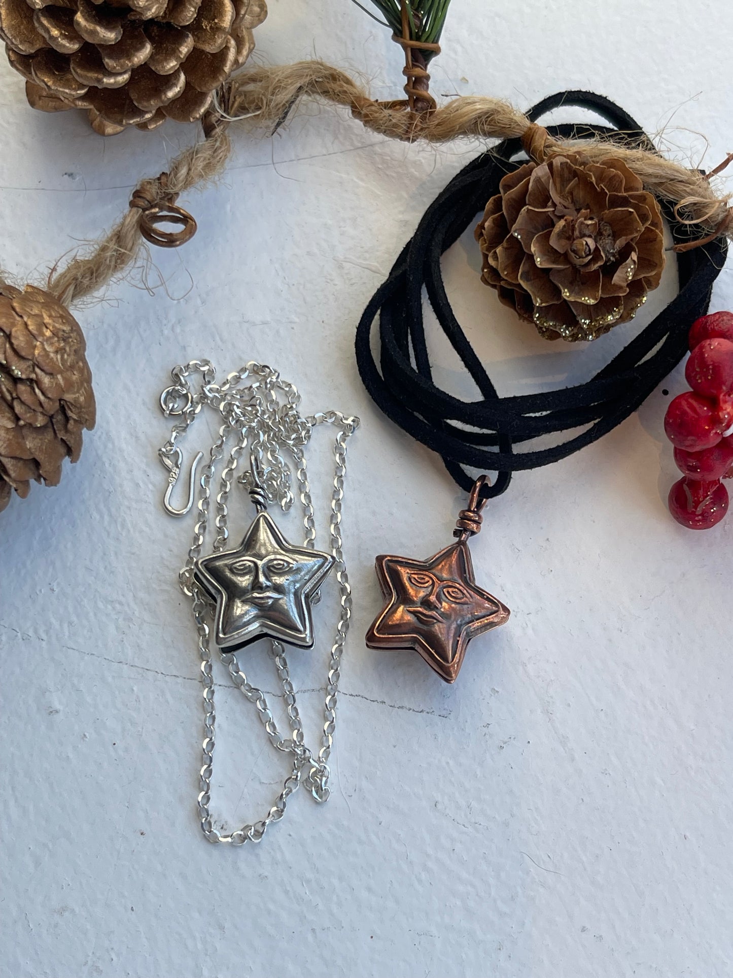 *Starry Jingle Bells • Festive Star Bell Necklaces