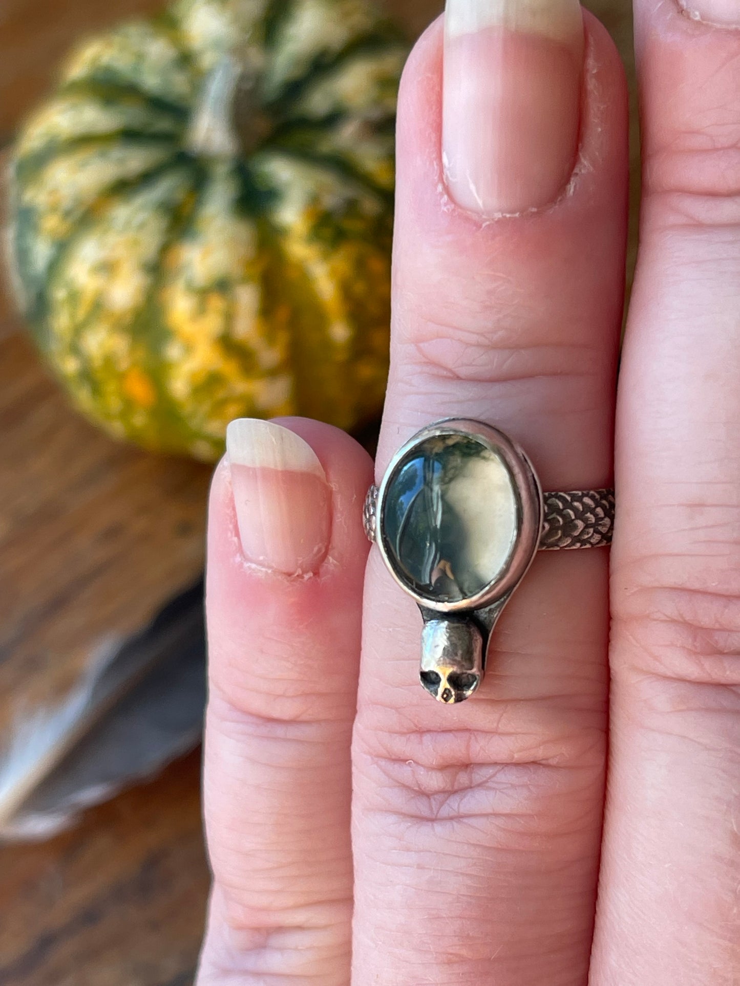 *Bog Witch Moss Agate Rings