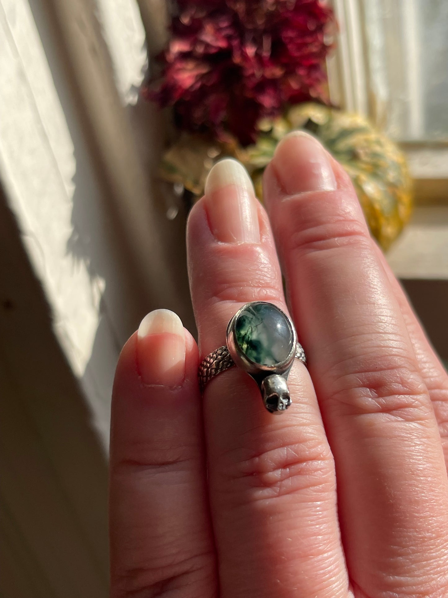 *Bog Witch Moss Agate Rings