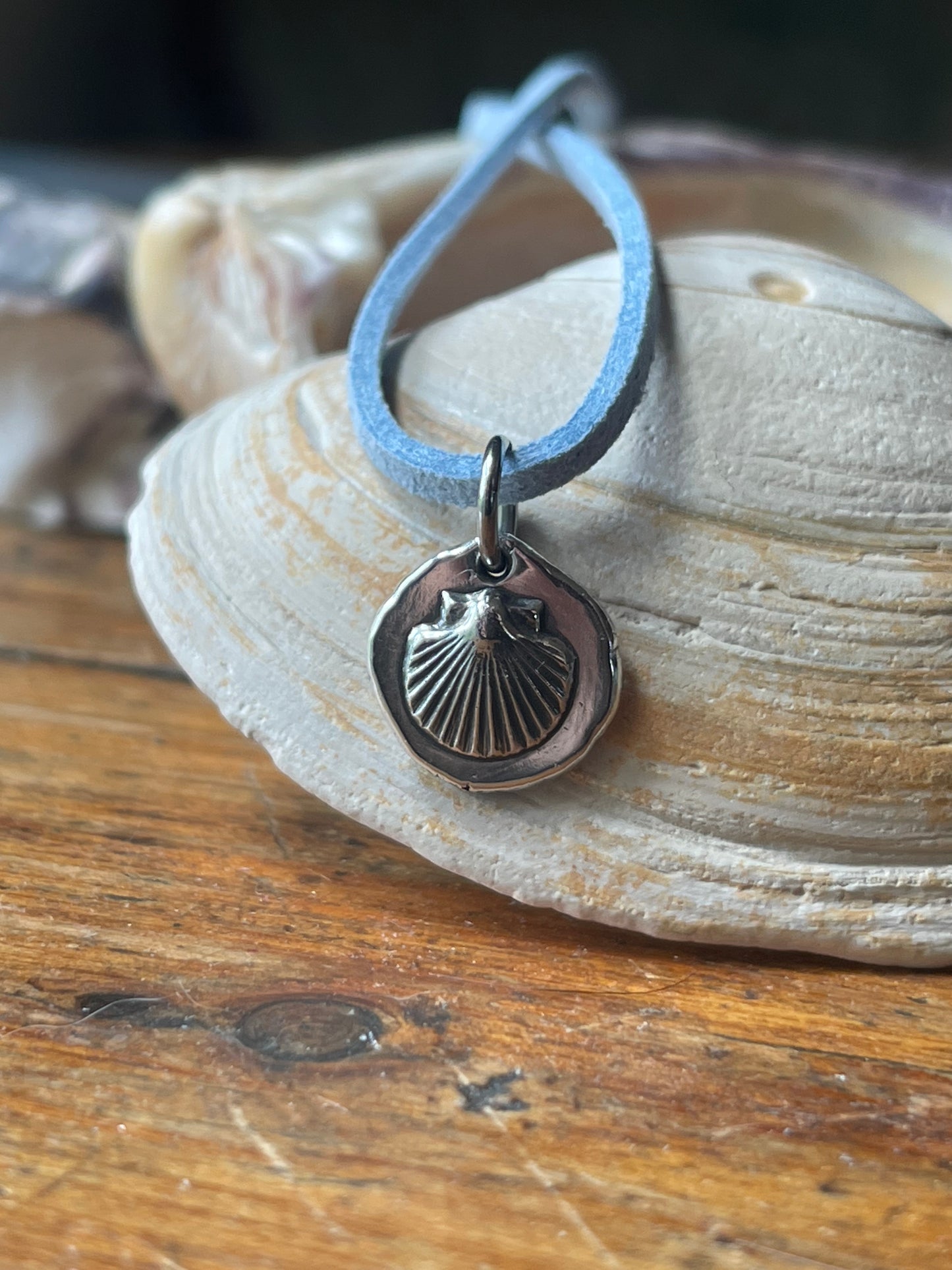 Coastal Charms • Seashell charm necklace