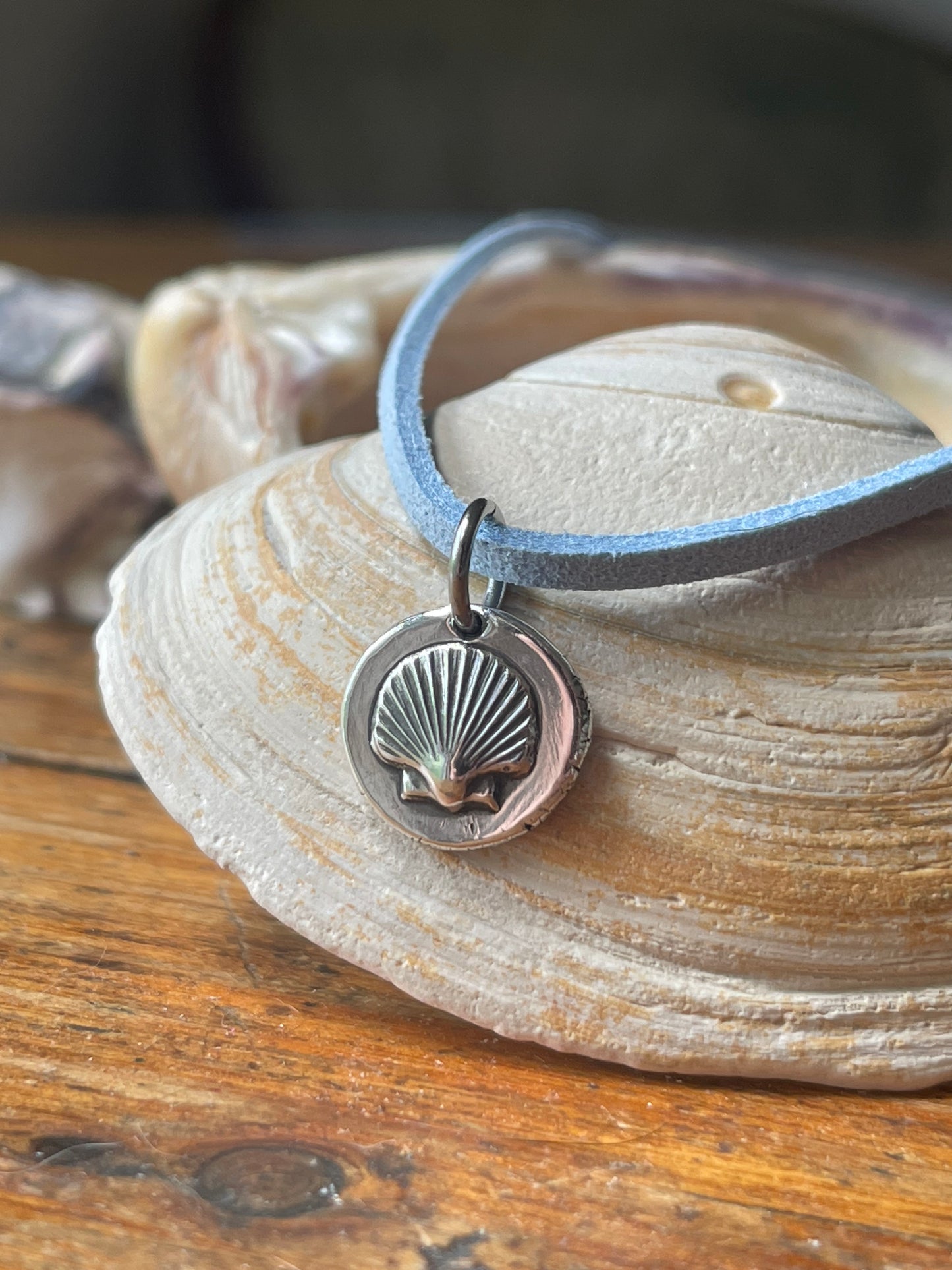 Coastal Charms • Seashell charm necklace
