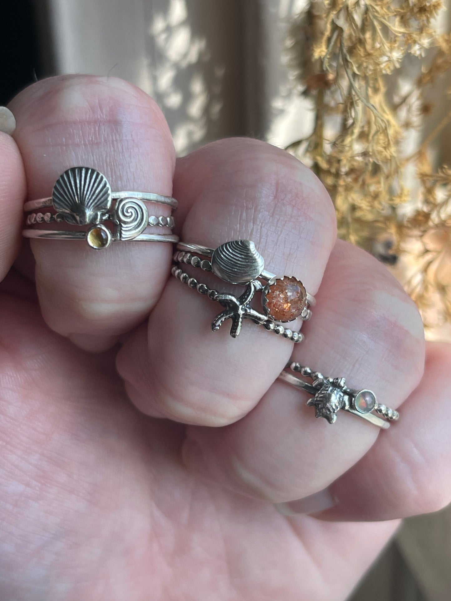 Under The Sea Stacker Rings