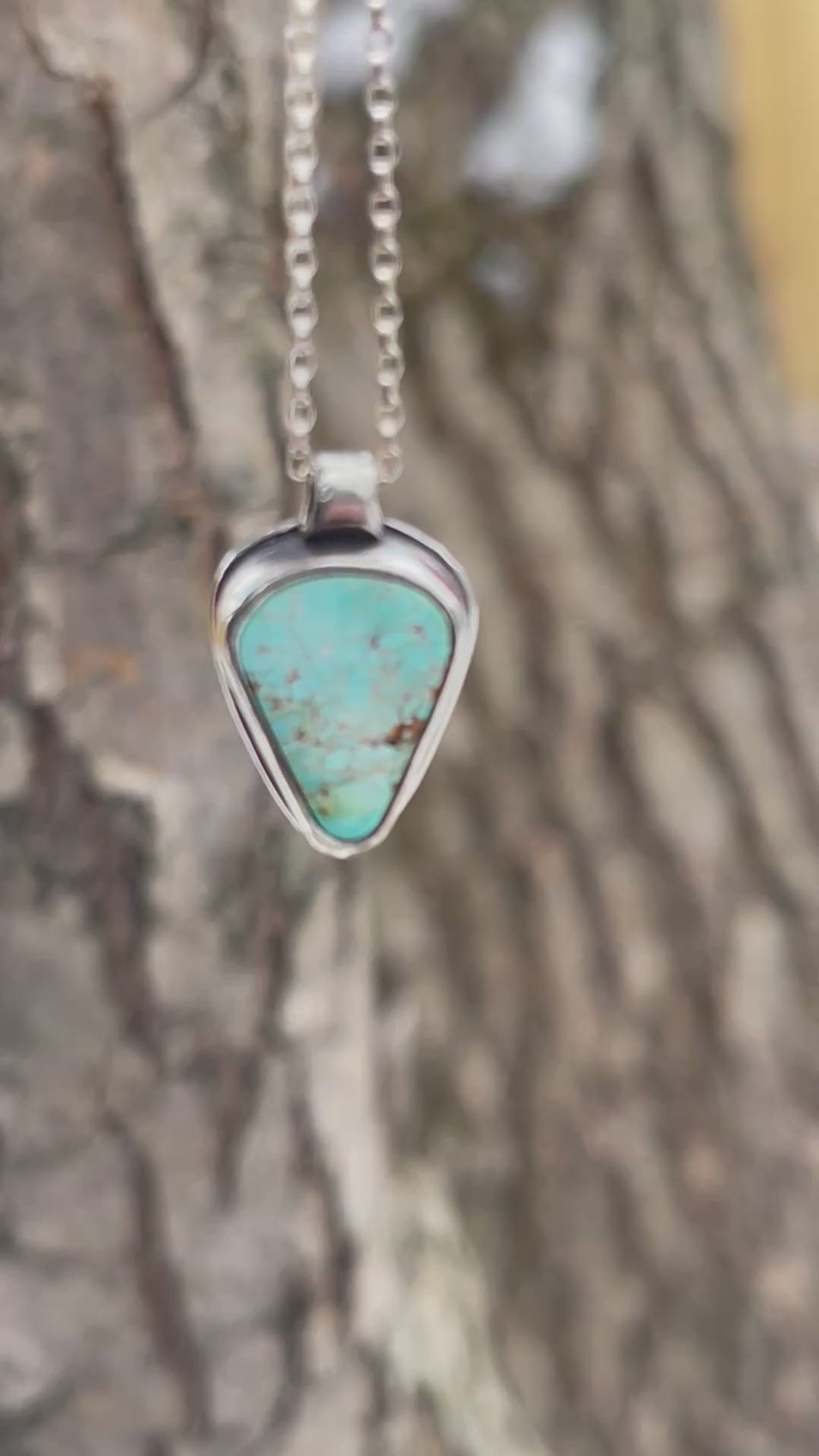 Cold Creek • Royston Turquoise Sterling Silver Pendant Necklace