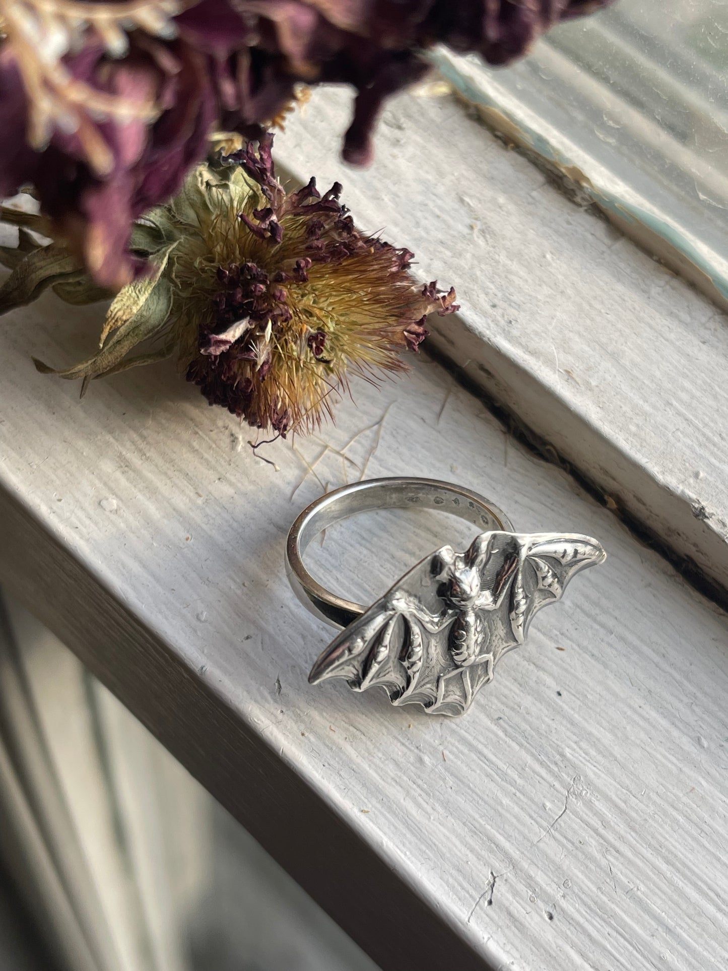 Creature of the Night Bat Necklace and Ring- Made to Order