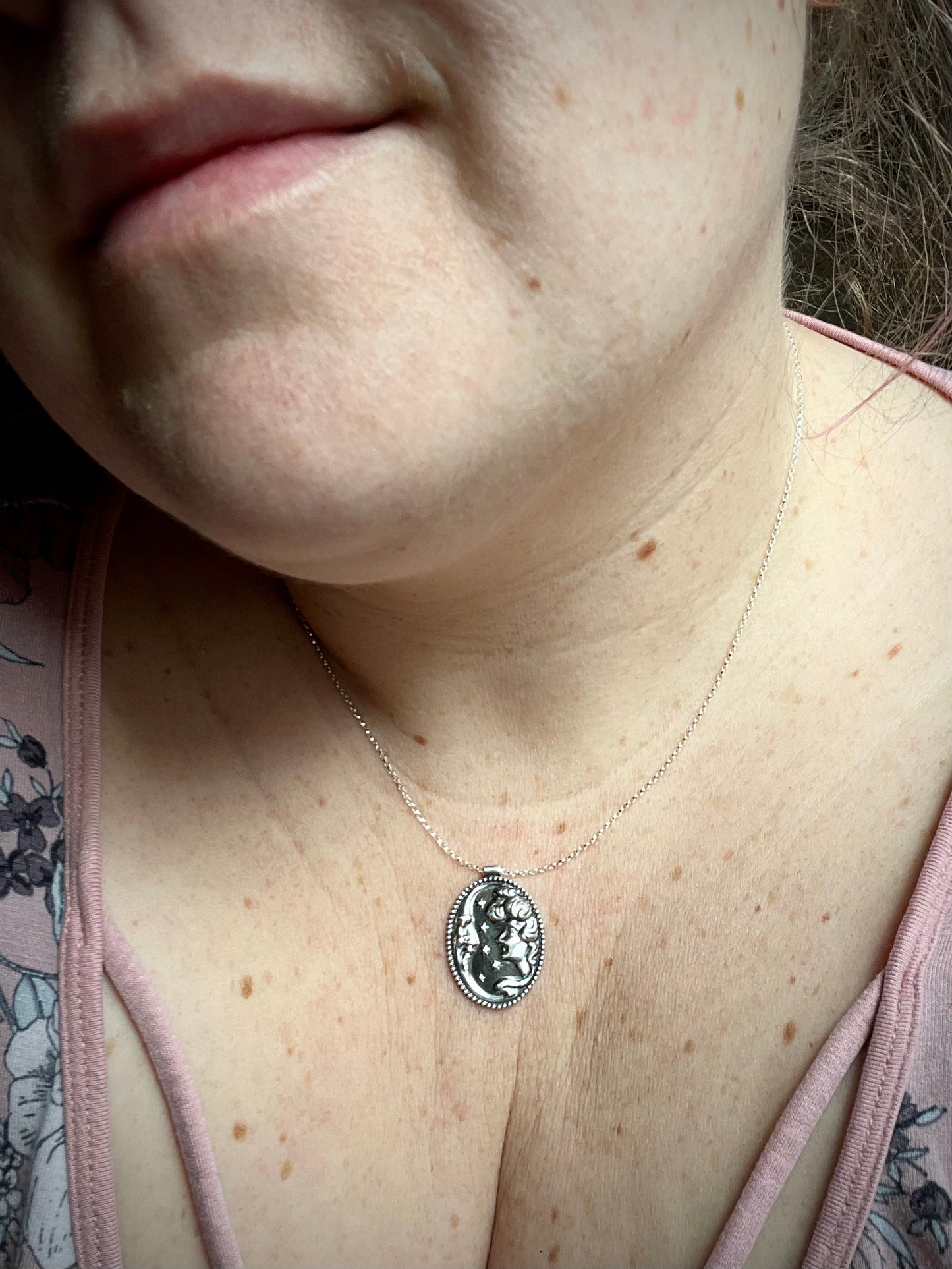 MTO Lady & The Moon Necklace